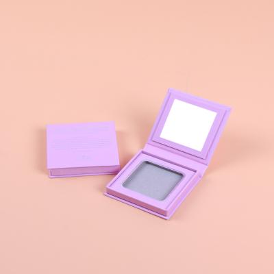 China Recycled Materials Free Sample Eyeshadow Box Custom Make Up Box Cosmetic Eyeshadow Palette Packaging Box for sale