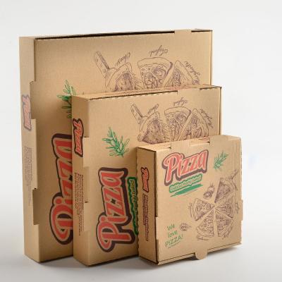 China Recycled Materials Corrugated Cheap Food Paper Box 6 9 12 Inch Pizza Packaging Boxes Custom Box Wholesale for sale