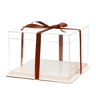 China Disposable Transparent PET Wedding Birthday Cage Package Eco-Friendly Box for sale