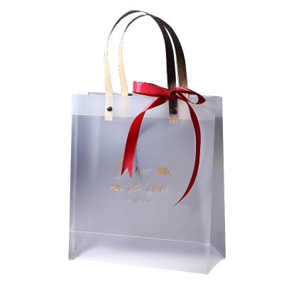 China Recyclable Christmas Birthday Day Mid-Autumn Gift Bag Wedding Candy Transparent Gift Packaging Bag for sale