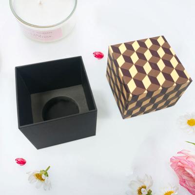 China Wholesale Biodegradable Customize Jewelry Luxury Square Candle Boxes Packaging Cosmetic Packaging Paper for sale