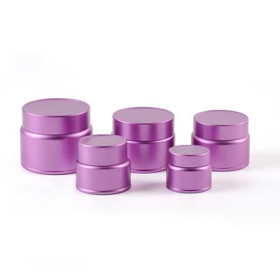 China Cosmetic Empty Cream Cosmetic Container Packaging 15g 30g 50g Aluminum Jar Sample For Balms for sale