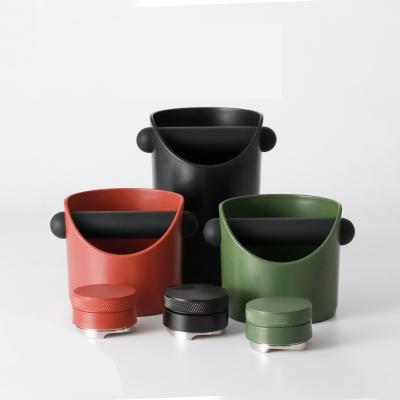 China Viable Wholesale Small ABS Plastic Coffee Kick Box Drawer Coffee Grounds Bartender Tools Coffee Knock Out Box for sale