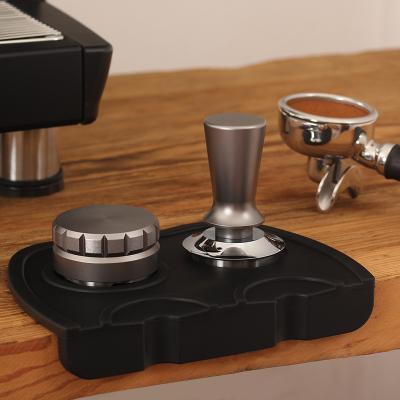 China Durable Spring Loaded Stainless Steel Powder Coffee Tamper Espresso Coffee Dispenser Tamper Coffee Tamper for sale