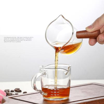 China Viable Wholesale Coffee Tools Accessories Coffee Cup Espresso Shot Glasses Glass Measuring Cup for sale