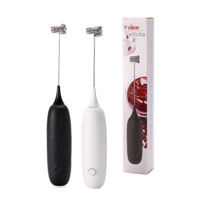 China Milk Frother Mini Blender Soft KitchenTools Mini Power Stainless Steel Battery Operated Electric Handheld Milk Frother Maker for sale