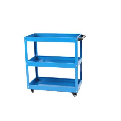 China Shopping Multifunctional Household Steel Foldable 3 Layer Kitchen Storage Rack for sale