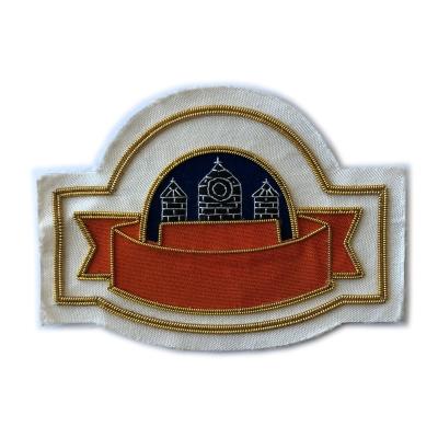 China custom factory 3D slug patches for custom garment embroidery patches for sale