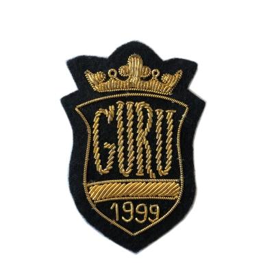 China Cheaper Custom 3D Bullion Patches For Garment Badge Patches for sale