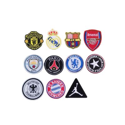 China 3D There is no minimum for custom support iron soccer jersey soccer team patches MOQ for sale