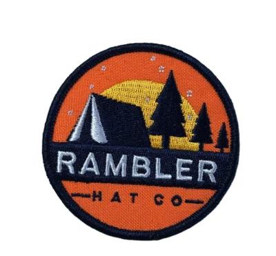 China 3D No Minimum Request Custom Hiker Embroidery Patches for sale