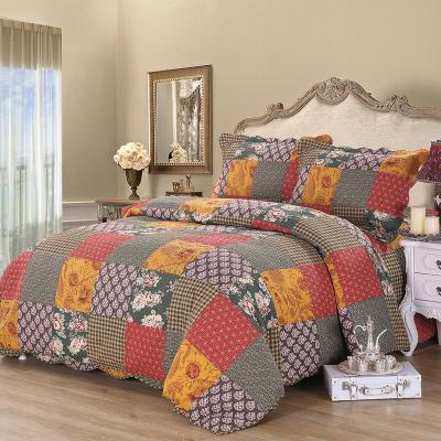 China Factory Price Sustainable Lightweight Elastic Wholesale Four-Piece Eco-Friendly Retro Bedding Set for sale