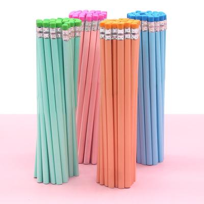 China office & Cheap Wholesale School Pencil Log Pencils With Eraser For School Kids for sale