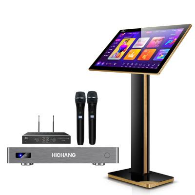 China Professional Smart Home System Karaoke Machine Set Microphone Amplifier Wireless Speaker For Party Home Beer for sale