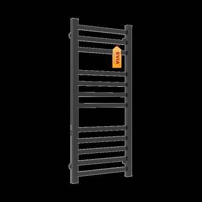 China Heater EVIA EV-220 Waterproof Black IPX4 Electric Bathroom Towel Rail for sale