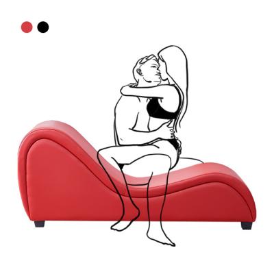 China Red Exercise Sofa Sexuality Lounge Chair Yoga Chair Furniture Leisure Chair Imperial Concubine Sofa Set Sex Sofa Chair for sale