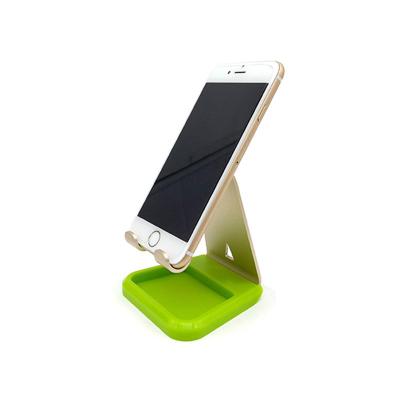 China Reserved Charging Hole + Metal Mobile Phone Hand-free Desktop Bracket Reserved Charging Hole Tablet Stand / Stand with Storage Box for sale