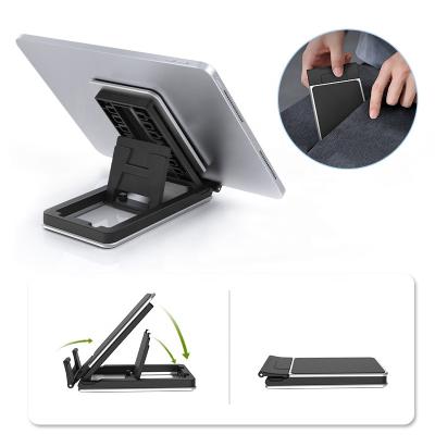 China Adjustable Size OEM 2021 New Arrive Aluminum Adjustable Mobile Phone Tablet Stand Holder For Desktop for sale