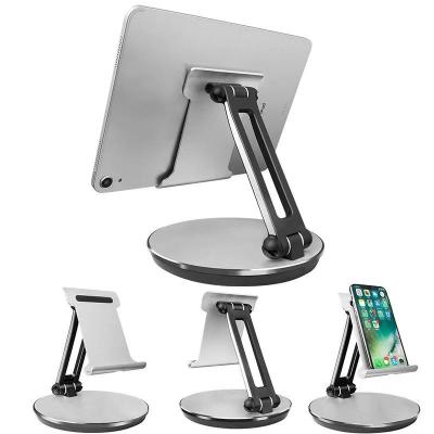 China 360 Degree Rotating Universal Lazy Metal Tablet Stand Bracket Mount for Phone and Tablet Holder for sale