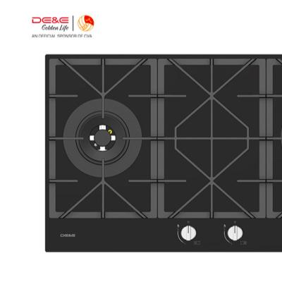 China Household S28626A/B DE&E Tempered Glass Gas Hob Factory Price High Efficiency 2 Burners Gas Stove for sale