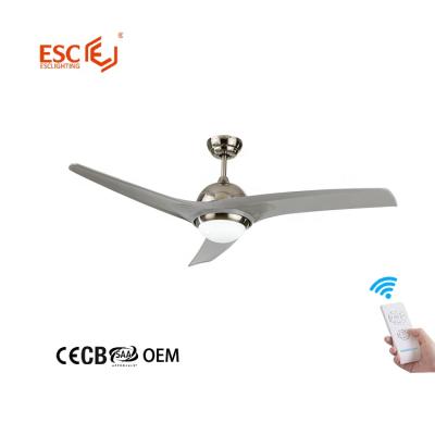 China New Design 3 Blade ABS Bookcase Modern Design Decorative Ceiling Fan for sale