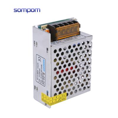 China sompom 220v power supply AC to DC 24V 1A 24W S-25-24 open frame switching power supply for sale