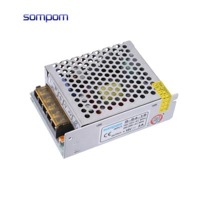 China Led driver Factory sale power supply SMALL) 18V 3A AC (to DC switch mode power supply for sale