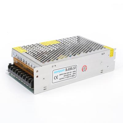 China LED Lighting Driver S-240-12 Switching Power Supply 240w 12v 20a High Voltage DC Set Power Supply For LED Display Lighting for sale