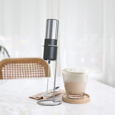 China Sustainable Milk&frother mini portable handheld automatic machine coffee foam maker electric milk frother for lattes matcha cappuccino for sale