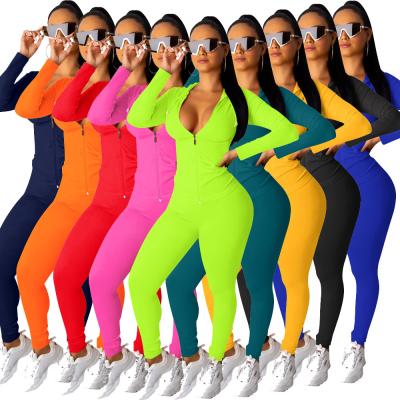 China 2021 YIWU XINYU cotton women hoodie set QUICK DRY 2021 2 piece sweatsuit set women gym sports two piece drop set for sale