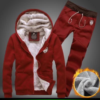 China XINYU Thermal Warm Thick High Quality Tracksuit For Men's Jackets Two-Piece Set Hot Selling Men's Suits Men's Suits for sale