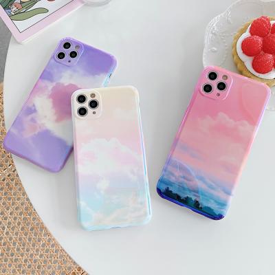 China Hot Sale Ray Cloud Shock Proof XINGE C.I.S. Blue Phone Case For Iphone 11 12 Pro Max Fundas for sale