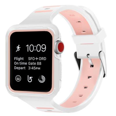 China D038 Hot Popular Quality Assurance Dirt-resistant Colorful Soft Silicone For Iwatch Band For Apple Watch for sale