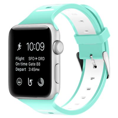 China For Iwatch Band Hot Popular Colorful Silicone D088 ​​Quality Assurance Soft Silicone For Iwatch Band For Apple Watch for sale