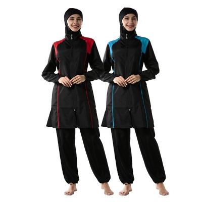 中国 2020 New Design Dubai Full Coverage Women Breathable Modest Islamic Swimwear Muslim Sun Protection 販売のため