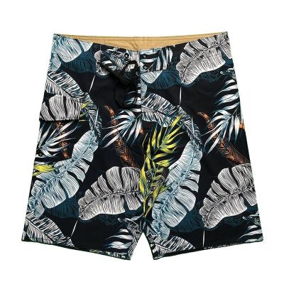 Cina 2021 New Printing Men Breathable Tropical Board Shorts Custom Made Surf Shorts Beach Pants in vendita