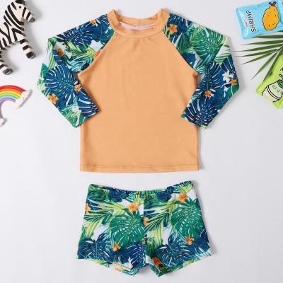 중국 Wholesale Breathable High Quality Baby Swimsuit Wholesale Long Sleeve Swimwear Kids Small Children Bathingsuit 판매용