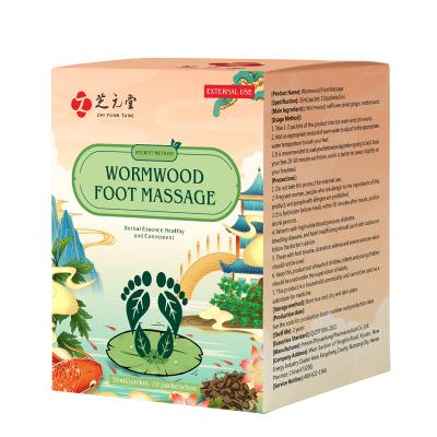 China New Comfortable Natural Foot Wormwood Powder Bag Health Care Foot Bath Massage for sale