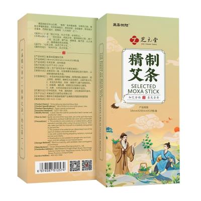 China Natural Mugwort Private Design Massage Moxibustion Moxa Rolls Makers for sale