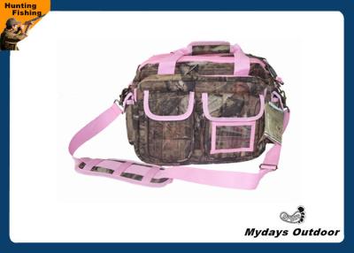 China Padded Tactical Gun Range Bag / Pink Shooting Gear Bag Adjustable Shoulder Strap for sale