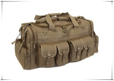 China Cargo Camping Camouflage Duffle Bag Large 12 Pockets Heavy Duty Zippers for sale