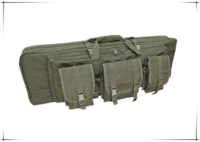 China Shotgun Tactical Canvas Camo Gun Case Waterproof Five Black Pouches for sale