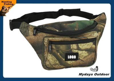 China Custom Men Polyester Camo Fanny Pack Waterproof 600D Oxford Accessory Pouches for sale