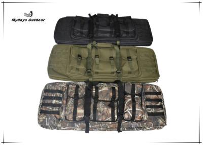 China Large Capacity Durable Camo Gun Case Padded Double Carbine Rifle Weapon Cases Bag for sale