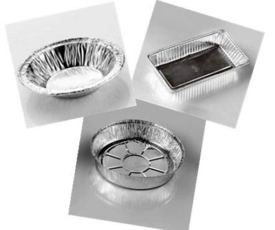 China Disposable Food Packaging Pizza Oven Microwave Aluminum Tray for sale