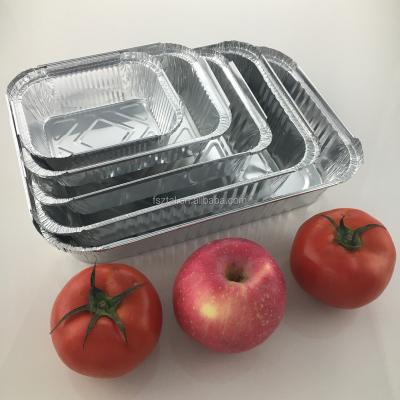 China Freezable / Ovenproof Rectangular Disposable Aluminum Foil Food Container China Manufacturer for sale