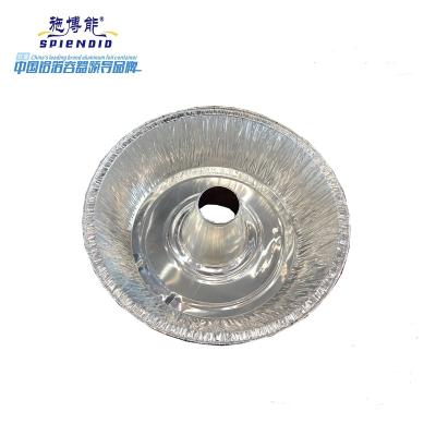 China 10 Inch Bundt Baking Disposable Cake Pan Around Aluminum Foil Takeout Pan For Cake Baking for sale