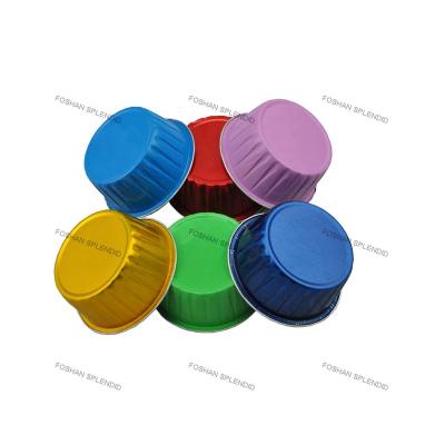 China Disposable Bakery Containers Aluminum Foil Baking Cups For Cake With Dome Lid/Flat Lid for sale