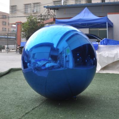 China Festival 1m Supermall Inflatable Mirror Air Balls, Wedding Inflatable Stage Decoration Foil Balloon/Silver Mirror Sphere Ball for sale