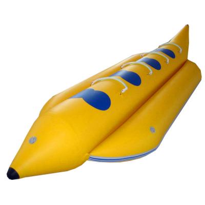 China 4 person flyingfish boat for game towable, inflatable raft fishing boat for sale, water banana boat 3.8m long x 1.22m wide (4persons) for sale